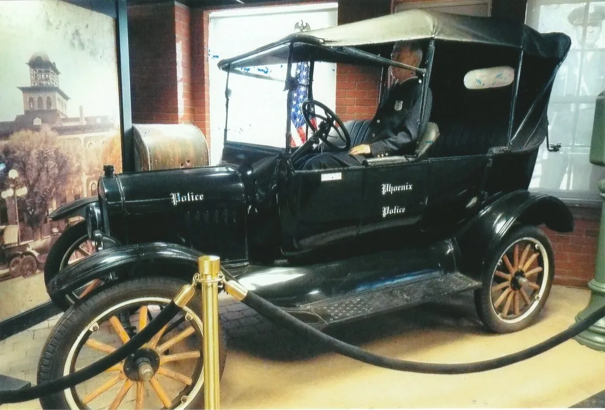 フェニックス警察（アリゾナ州）で使われていた1919年製フォード・モデルTクルーザー